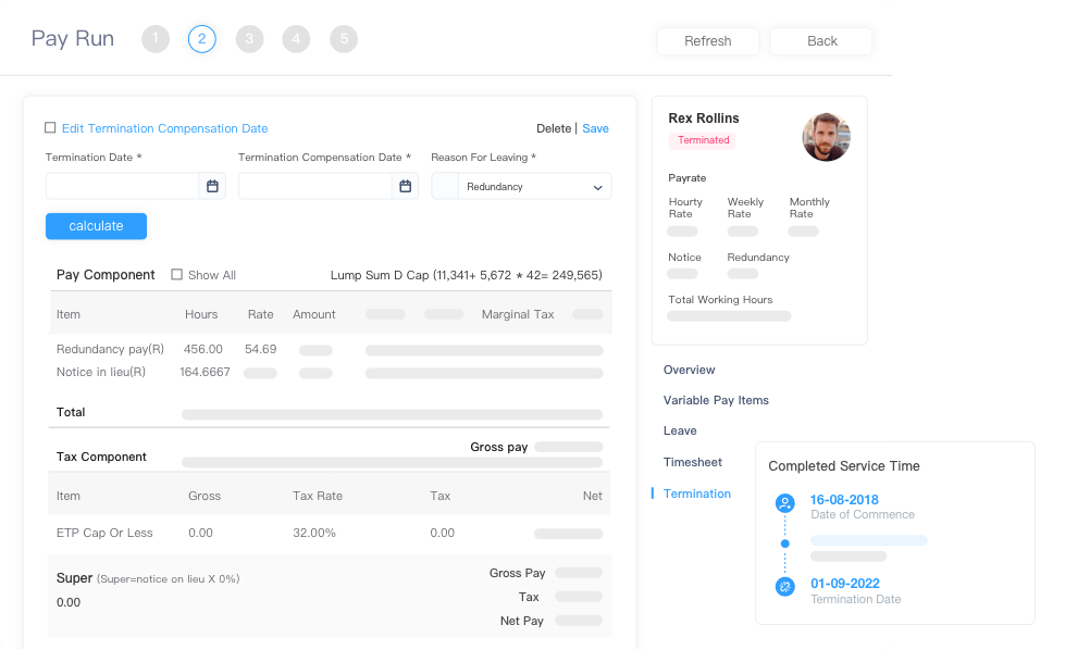Workstem can calculate final pay automatically based on the components you input, reducing the risk of human error.
