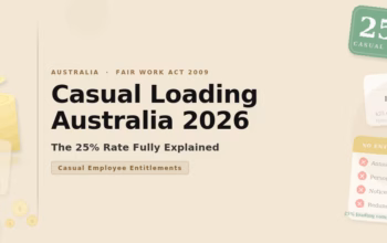Casual Loading Australia 2026: The 25% Rate Fully Explained