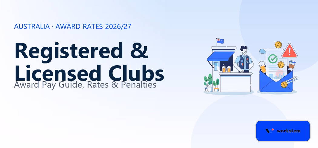 Registered and Licensed Clubs Award: Pay Guide, Rates & Penalty Rates 2026
