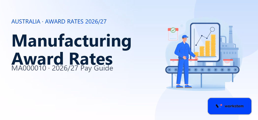 Manufacturing Award Rates 2026/27 | MA000010
