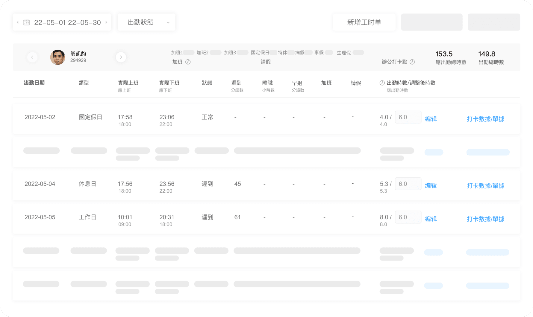 採用高效的自動考勤系統取代人手統計工時