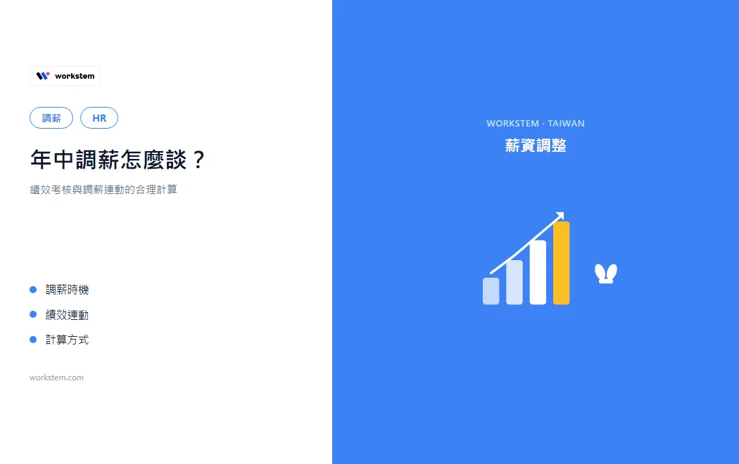 年中調薪怎麼談？績效考核與調薪連動的合理計算方式