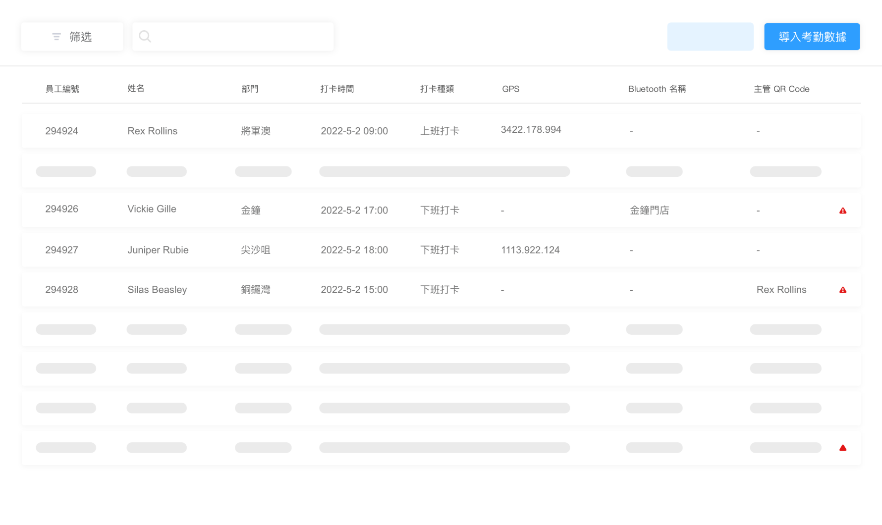 採用高效的自動考勤系統取代人手統計工時