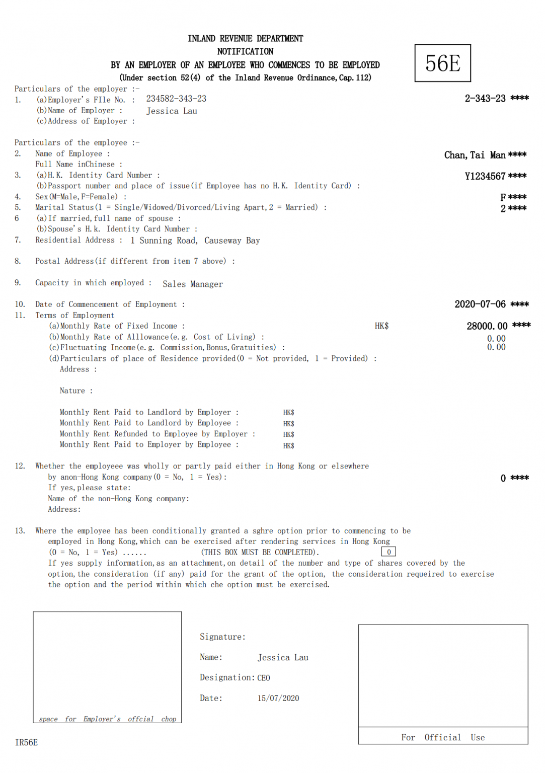 Which Form Do I Need to Submit to IRD for Newly Hired Employees