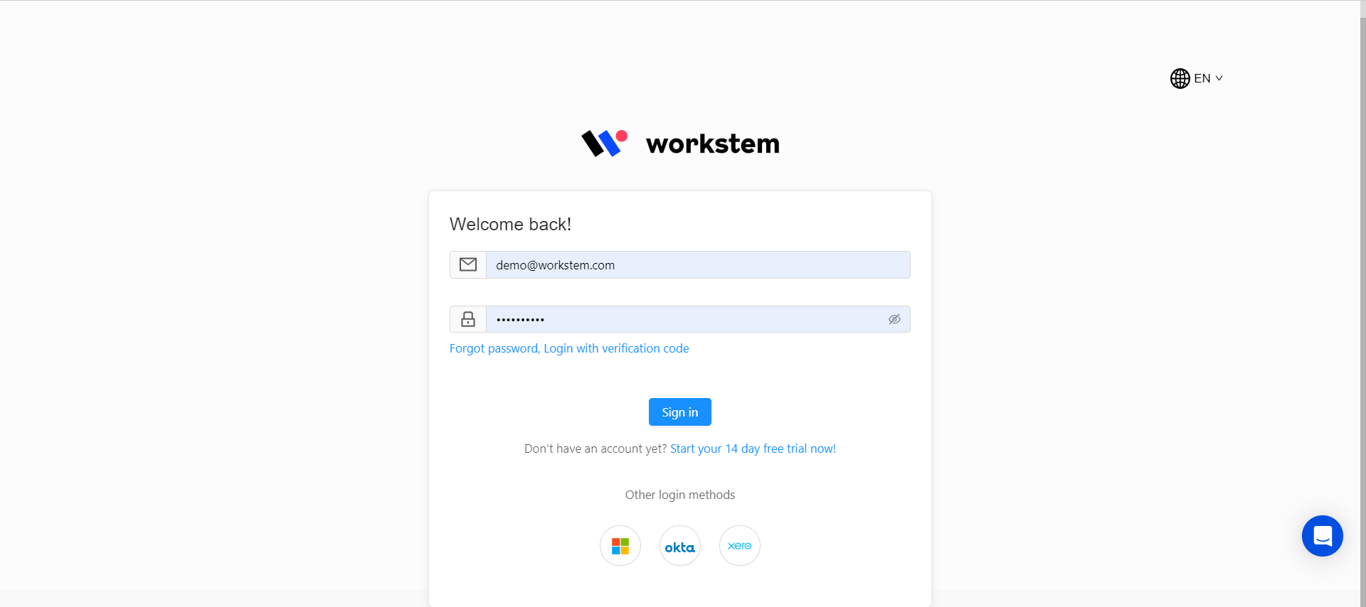 SSO in Workstem