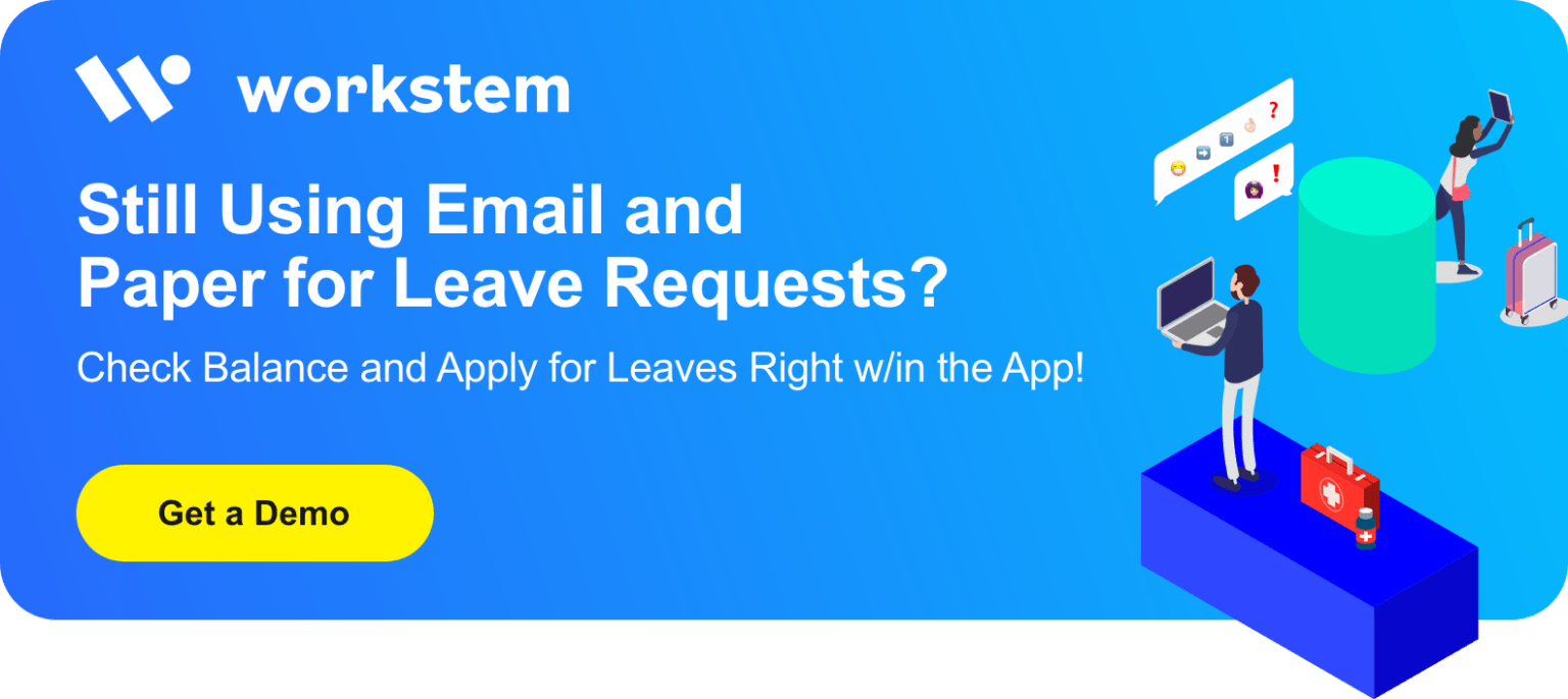 Check balance and apply for leave in the App