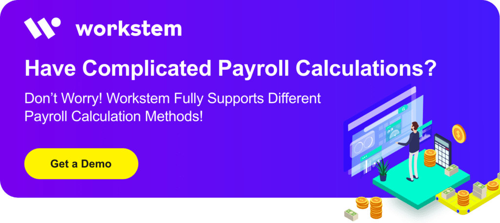 Different calcualtion methods are supported