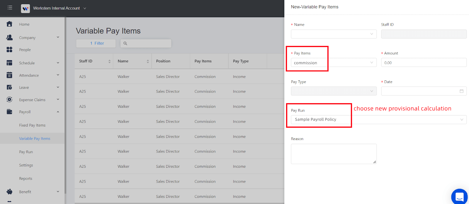 New provisional calculation