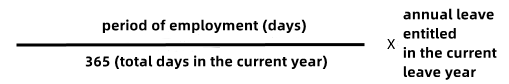 annual leave termination