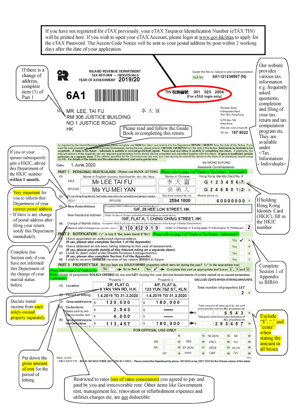 Ird Tax Return