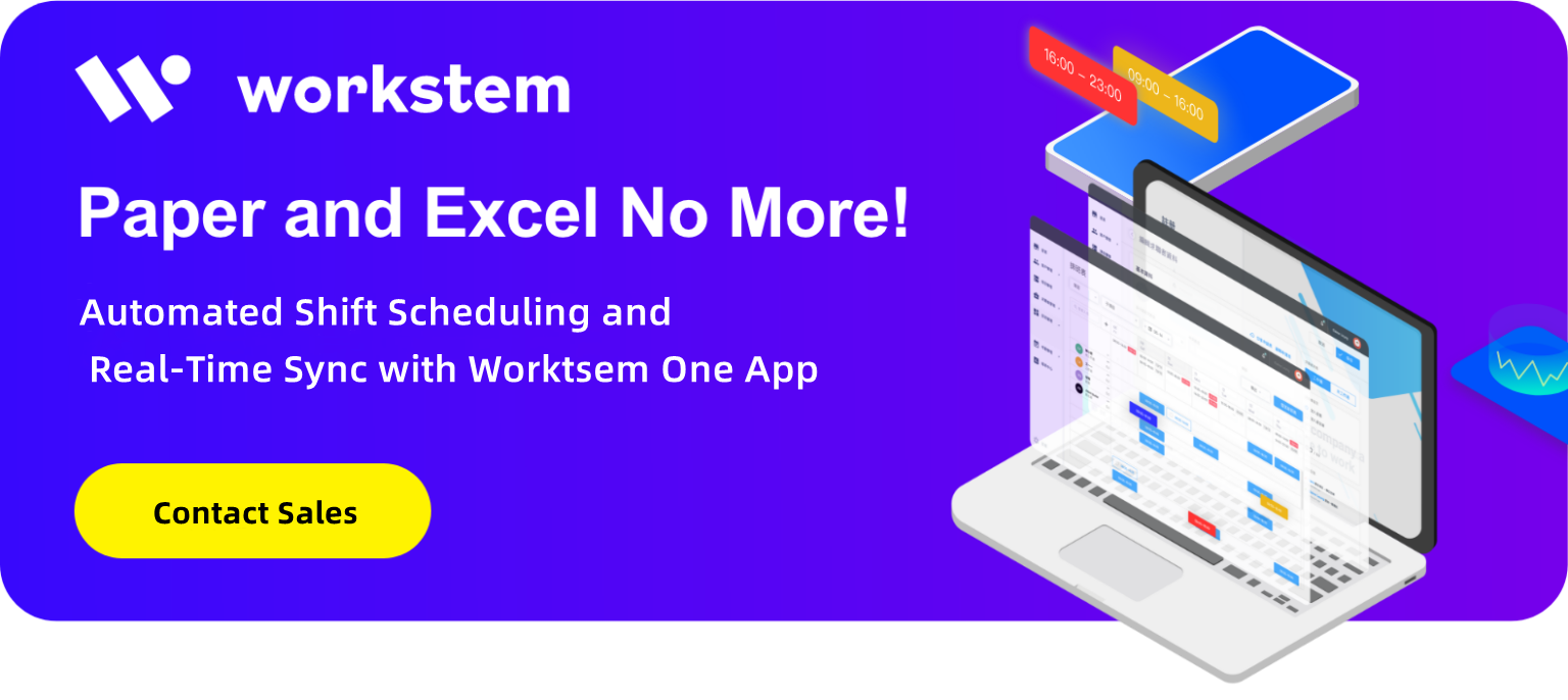 Automated Shift Scheduling and Real-Time Sync with Worktsem One App