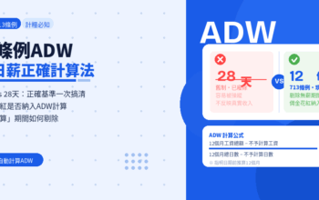 713條例平均日薪（ADW）計算：12個月vs過去28天