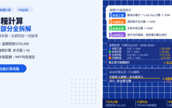 離職尾糧計算：代通知金、未放年假、比例花紅一次搞清