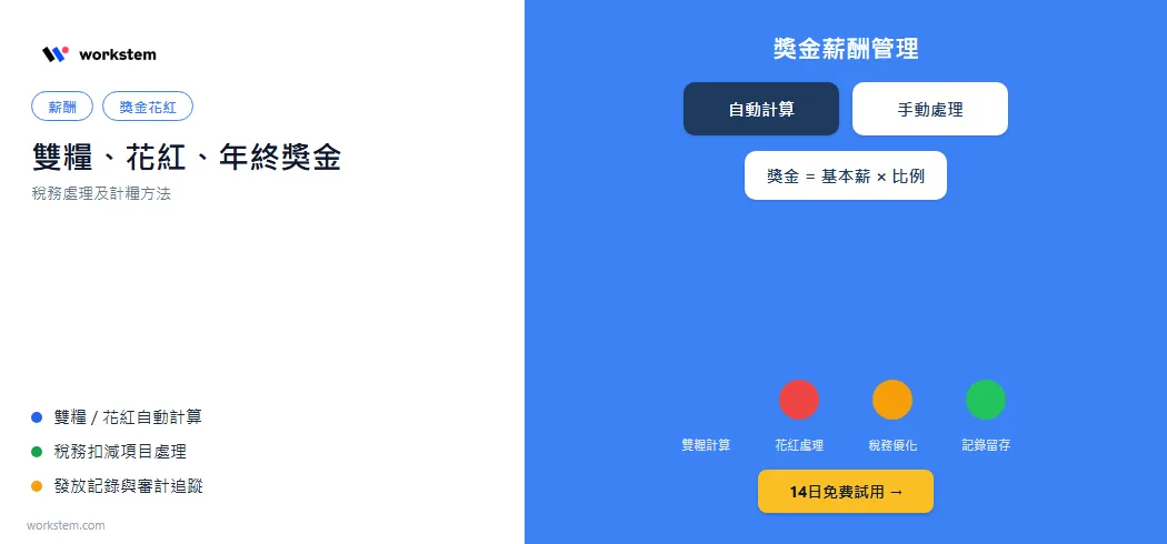 雙糧、花紅、年終獎金：稅務處理及計糧方法