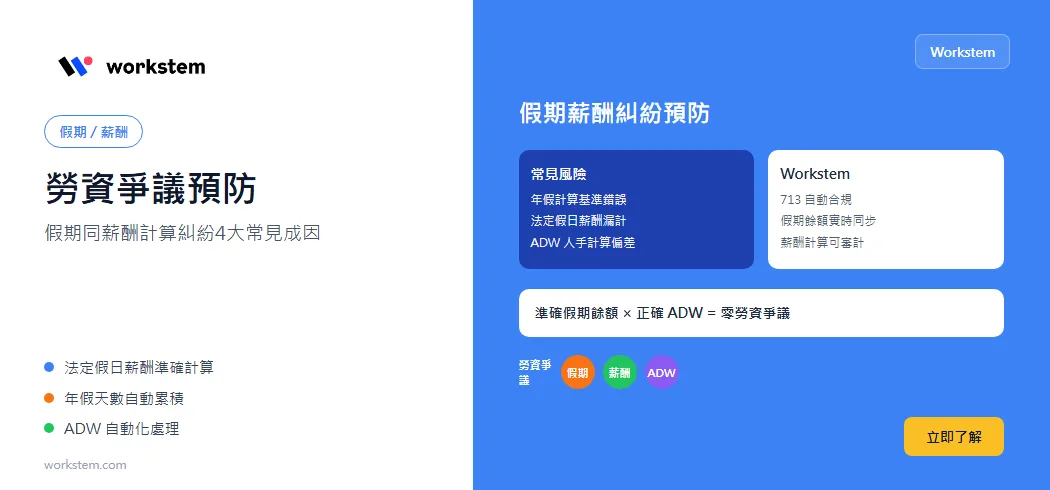 勞資爭議預防：假期同薪酬計算糾紛4大常見成因